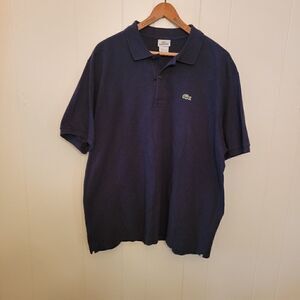 Lacoste Navy Blue Classic Fit Polo Shirt 8